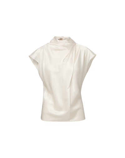 LEILANY TOP IN ECRU