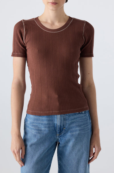 CHERISH TEE IN COCOA