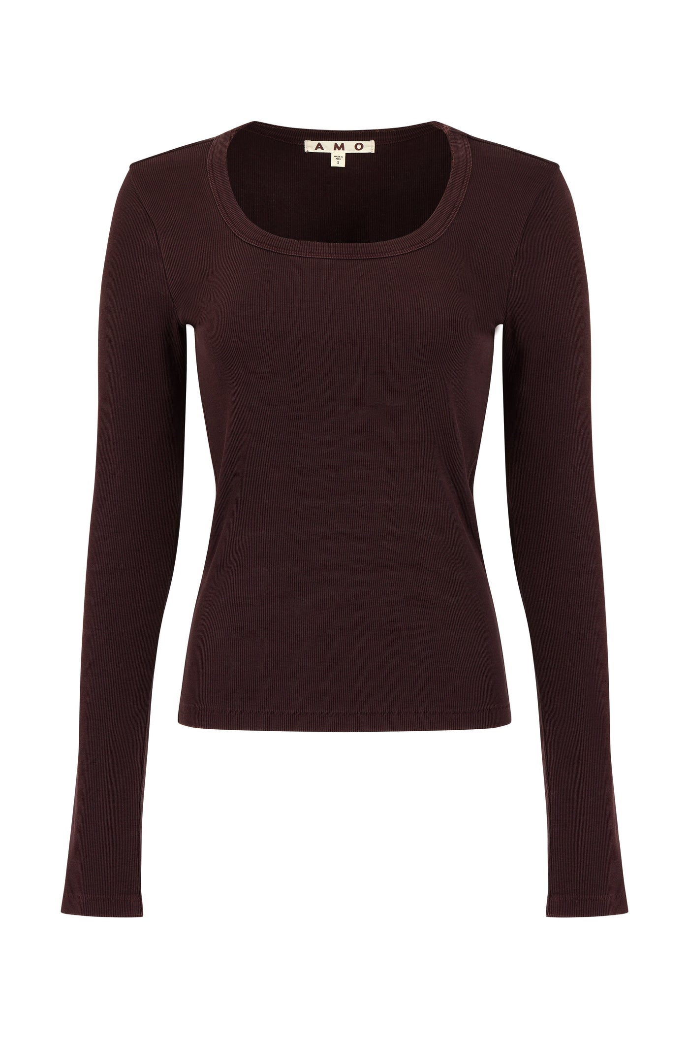 ANGELINA LONG SLEEVE IN AUBERGINE