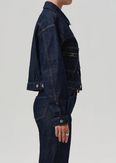 ALMA JACKET WITH HORSEBIT IN HELIA