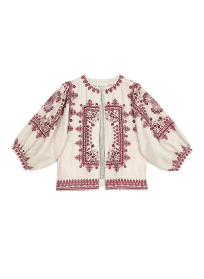EDEN PRINT JACKET IN RED