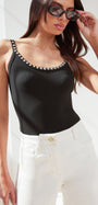 Generation Love IRIS CRYSTAL TANK TOP at Romi Boutique