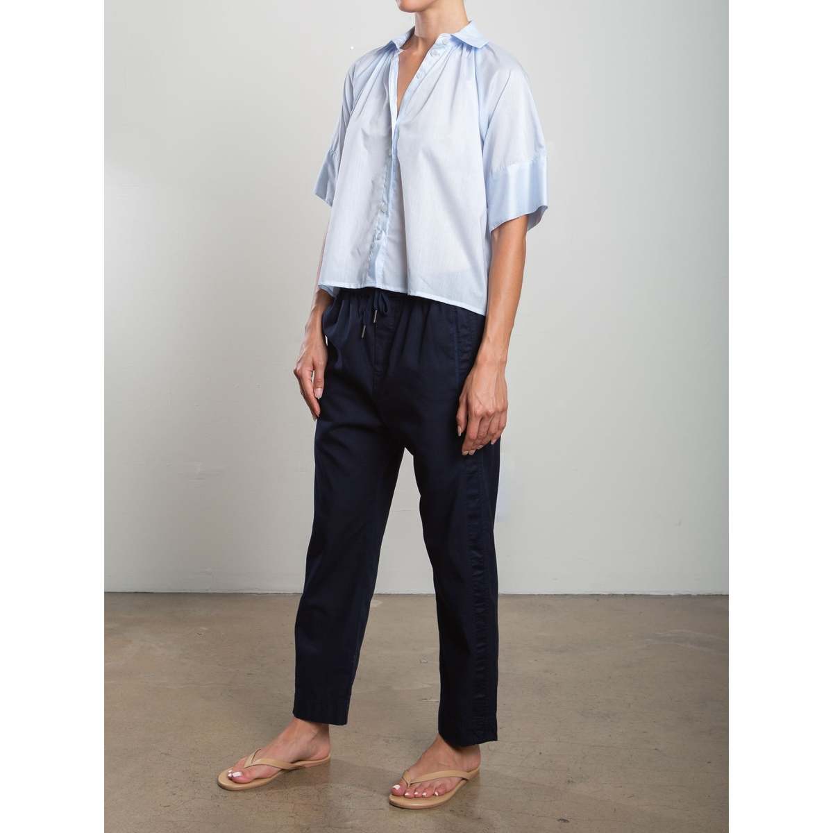 Pharaoh Andy Pant in Paperweight Cotton at Romi Boutique