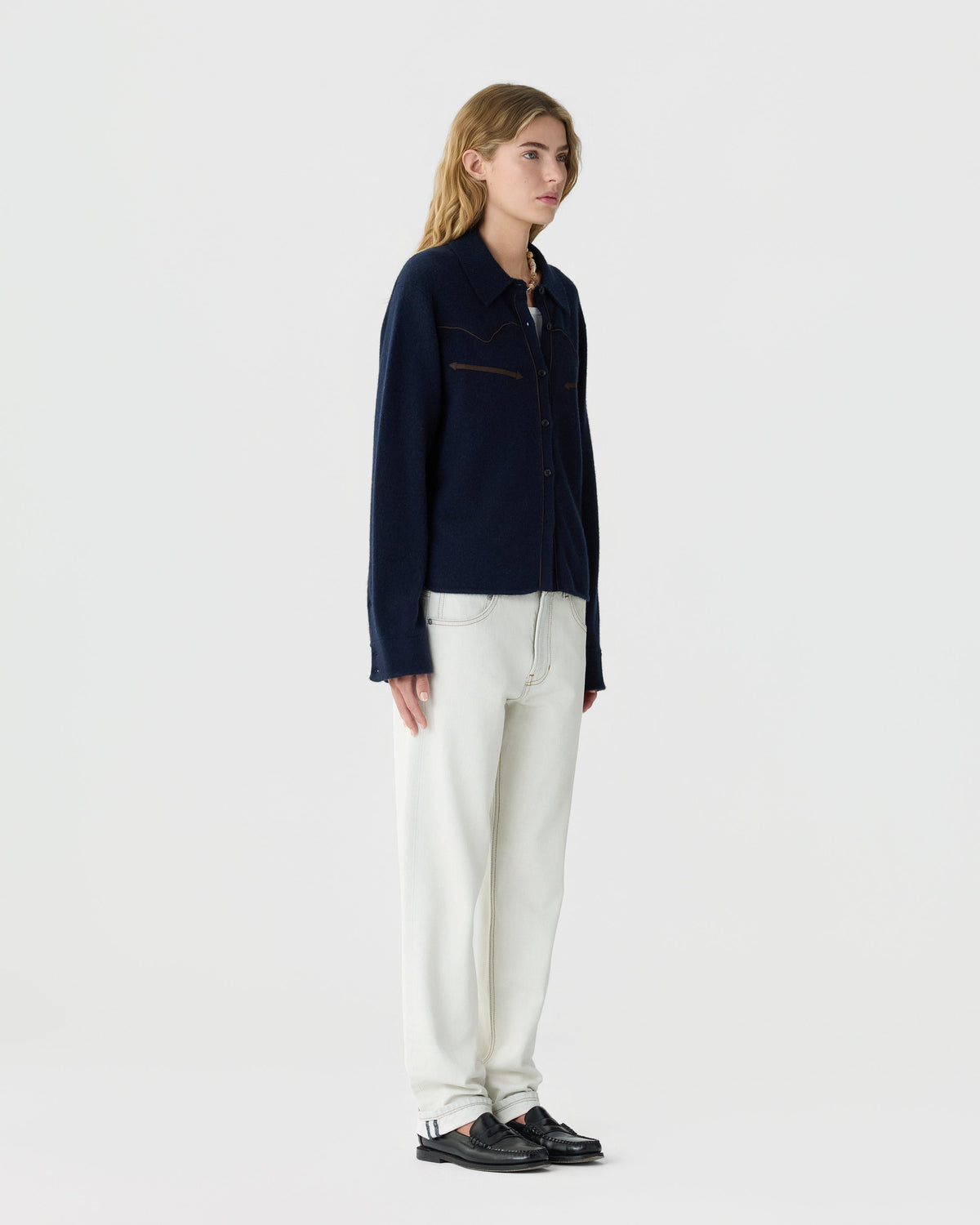 Cropped Western Shirt