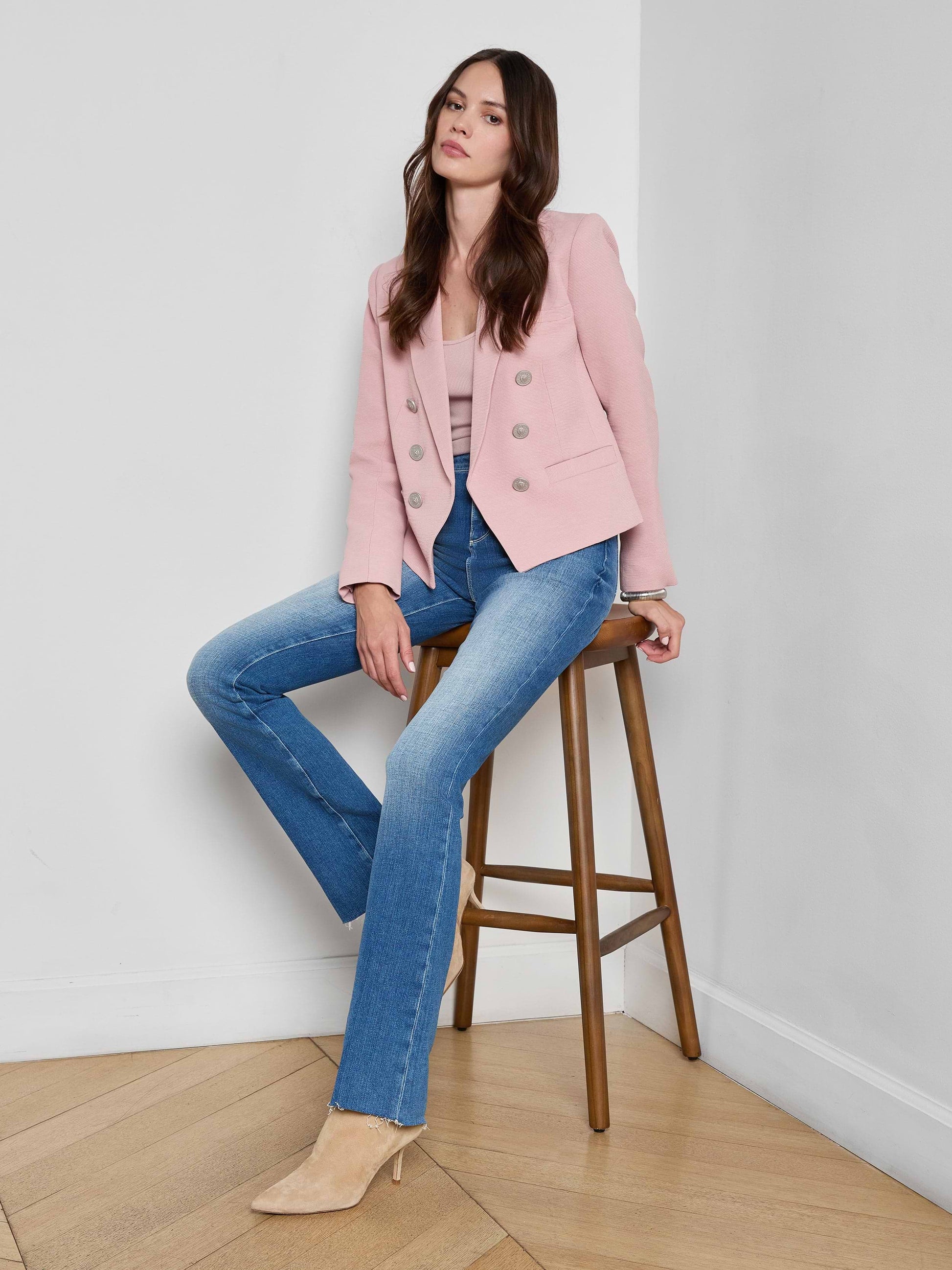 BROOKE OPEN-FRONT BLAZER