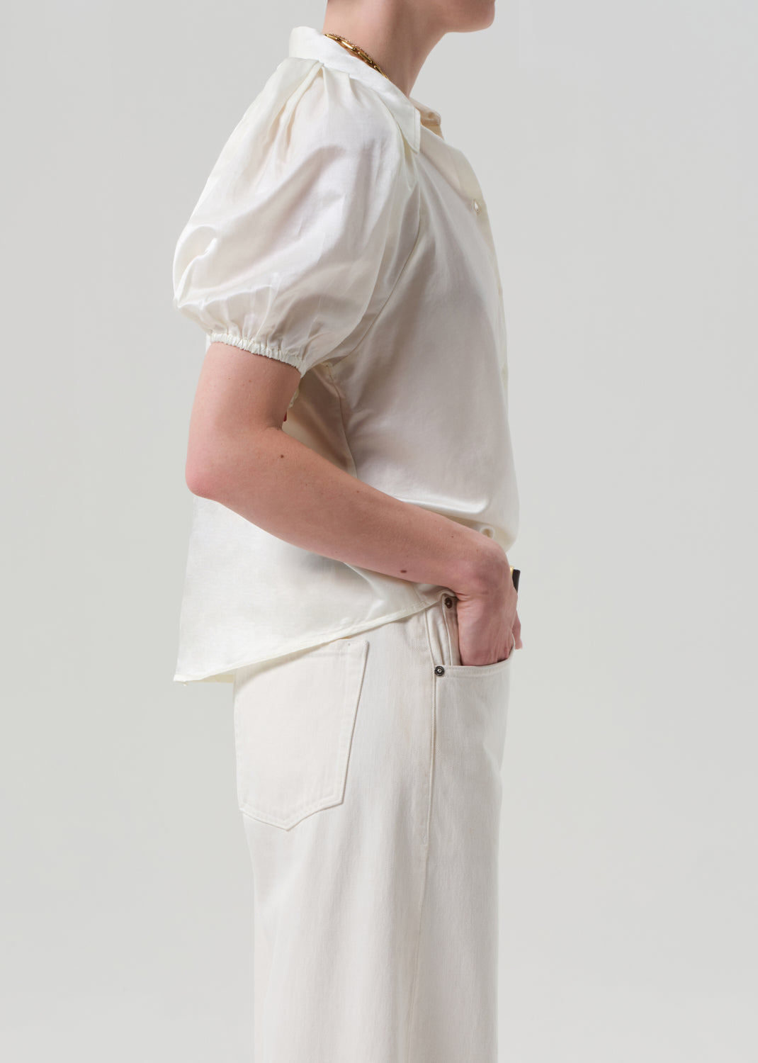 LEILA BLOUSE IN CASSIA