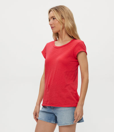 TRUDY SUPIMA TEE IN RUMBA - Romi Boutique