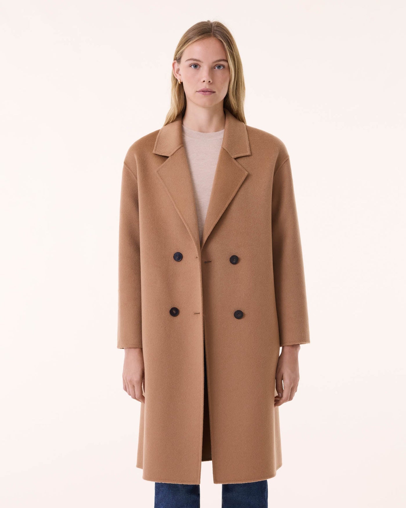 KAKU COAT IN CAMELO BROWN
