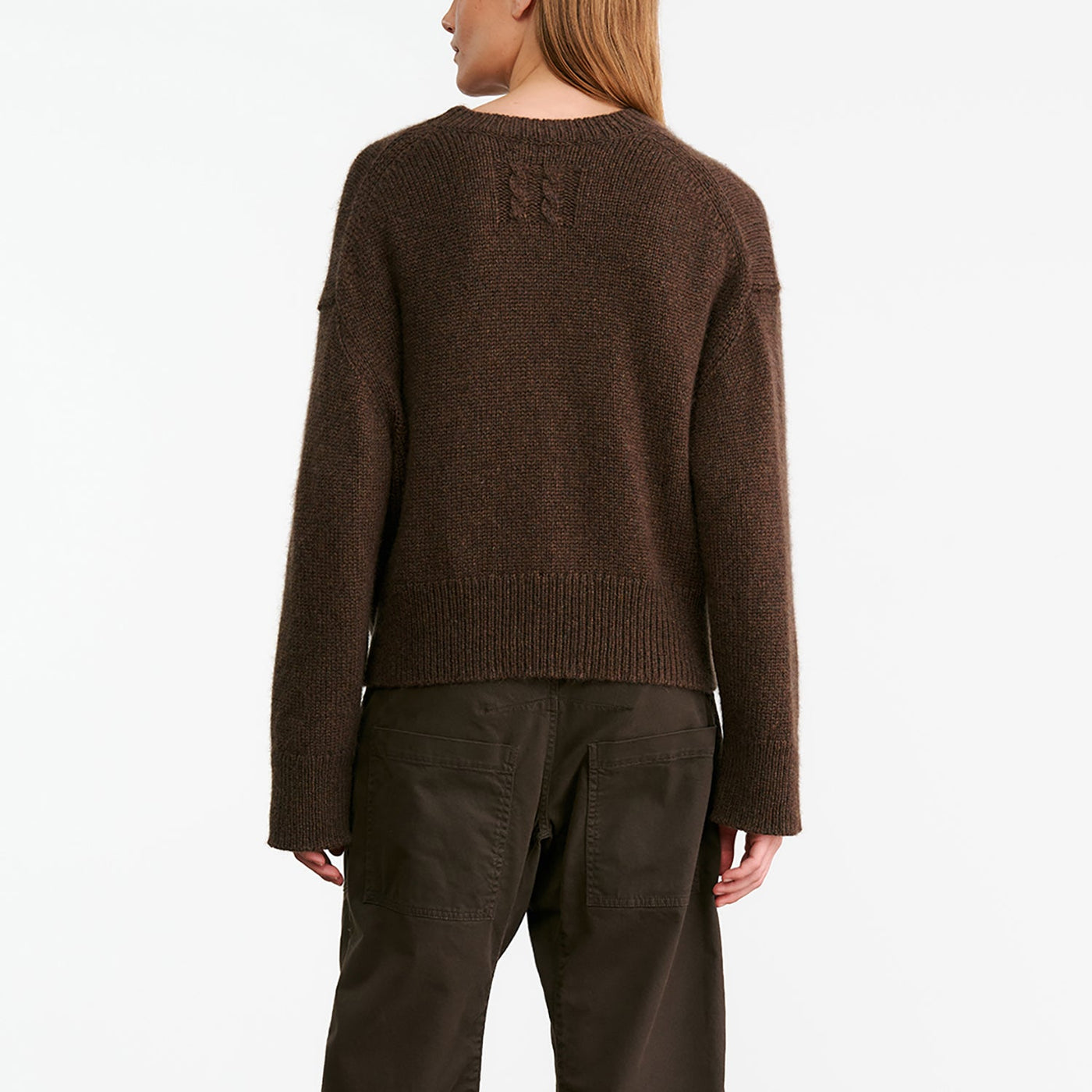 ANISA SWEATER IN REDWOOD MELANGE