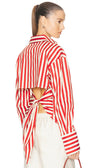 SIMON MILLER LOCH POPLIN BUTTON UP at Romi Boutique