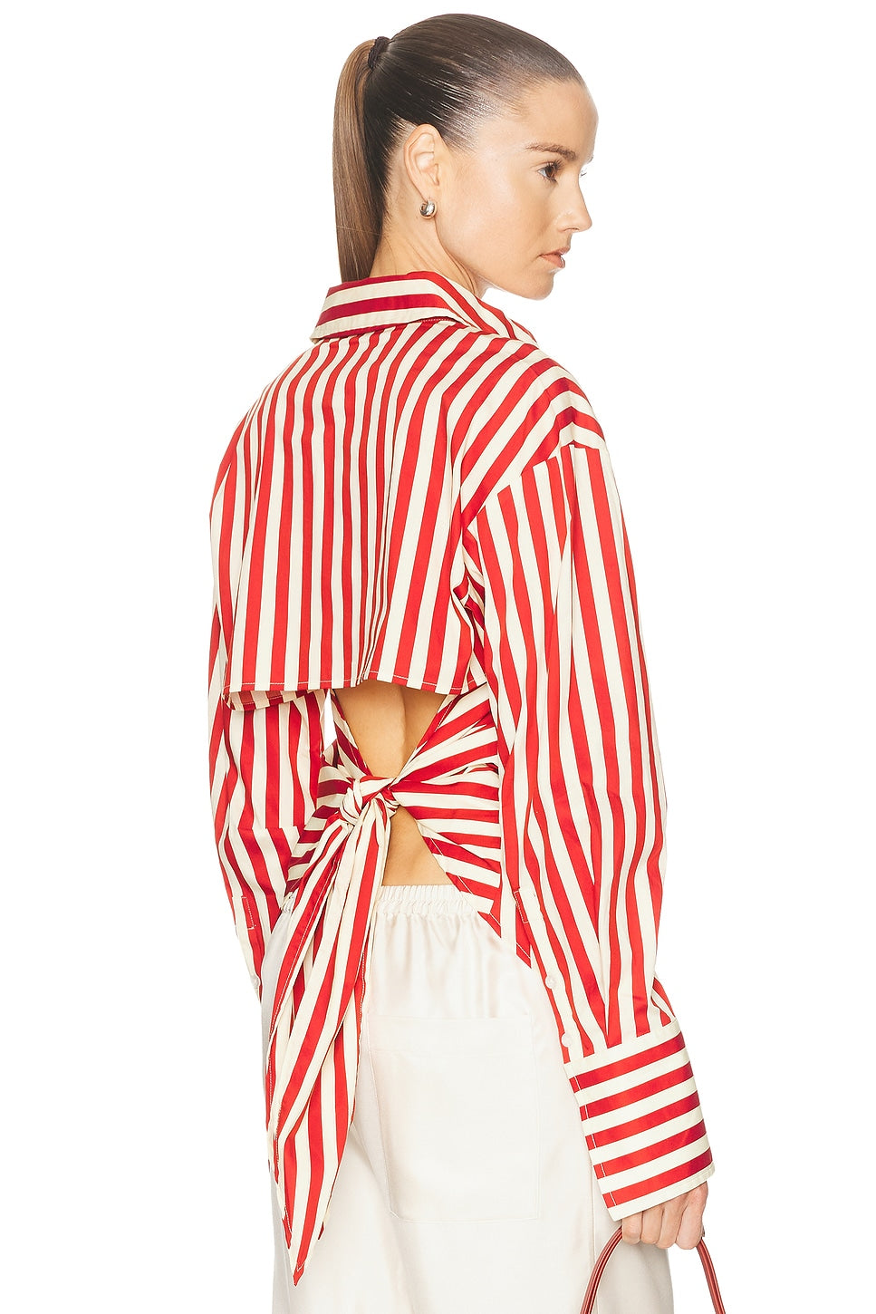 SIMON MILLER LOCH POPLIN BUTTON UP at Romi Boutique