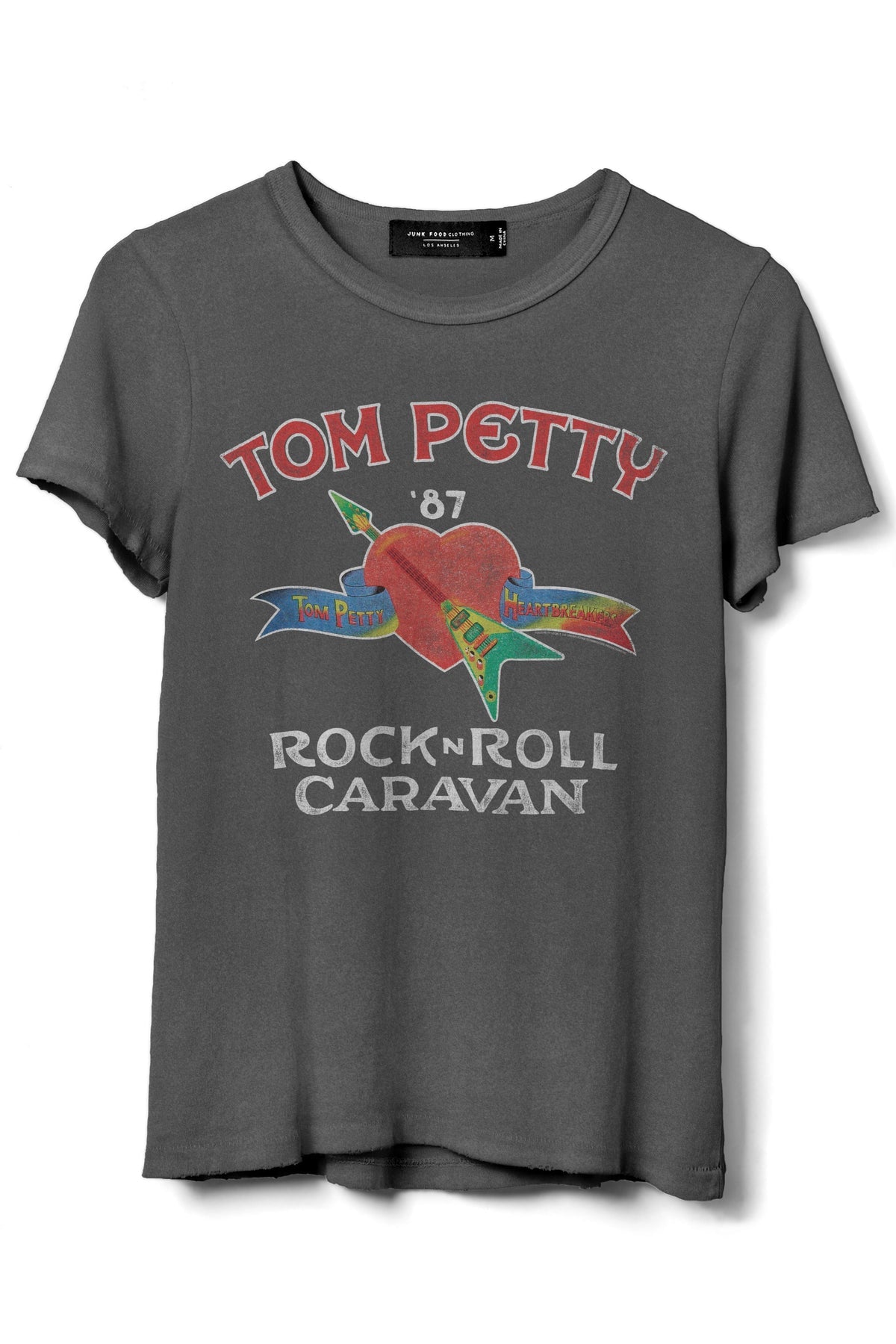 ROCK N ROLL CARAVAN TEE IN VINTAGE BLACK - Romi Boutique