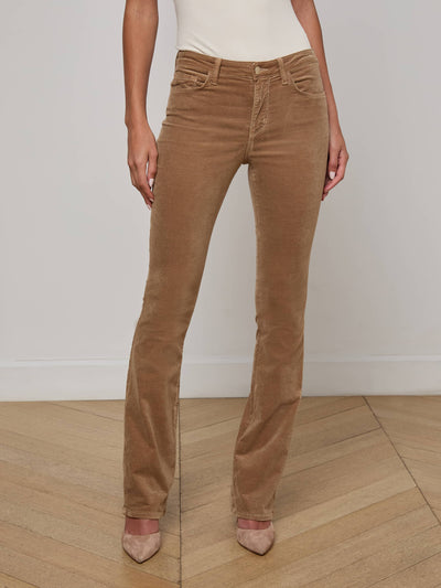 STEVIE VELVET JEAN IN DARK CAPPUCCINO