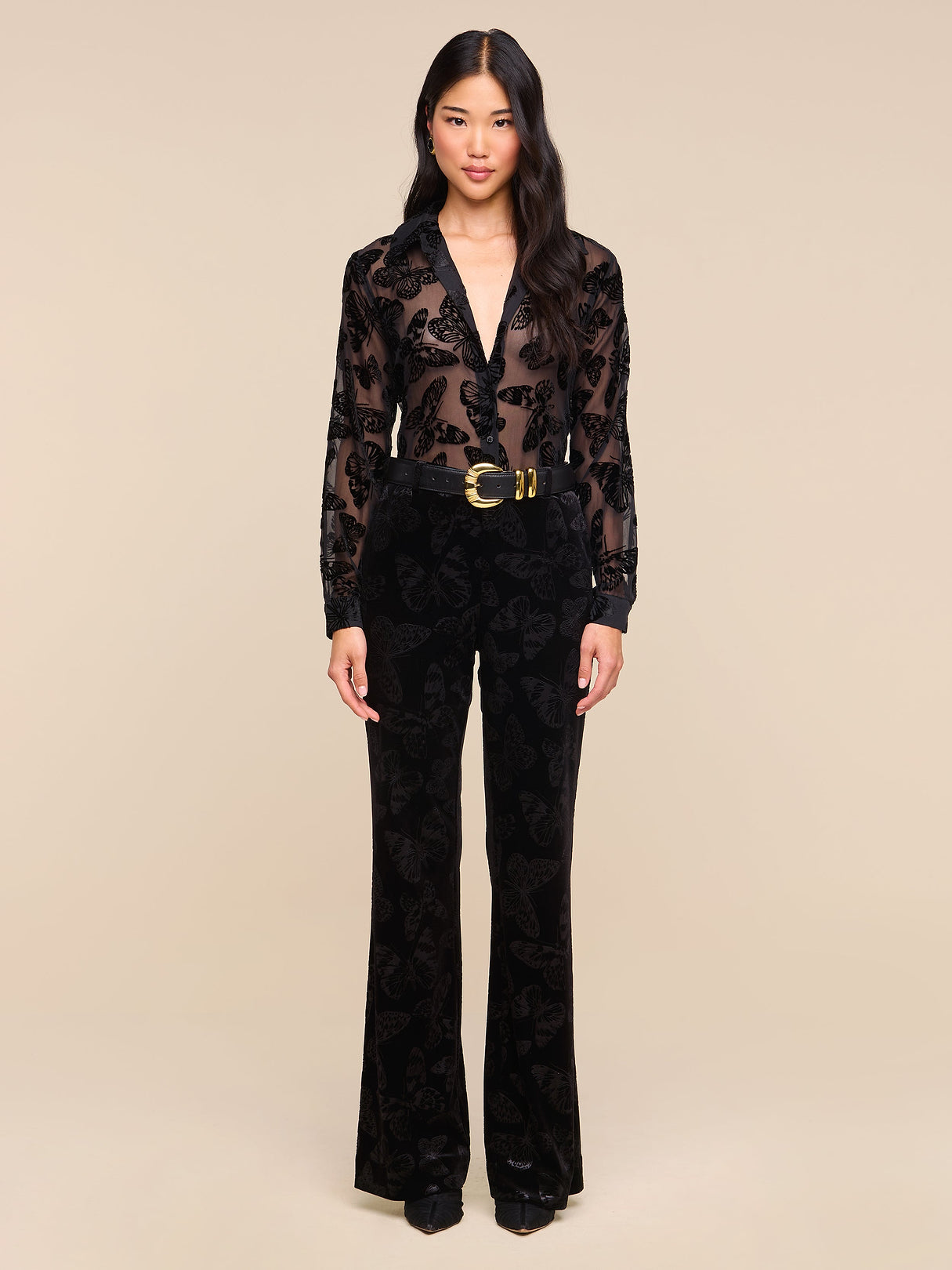 Laurent Velvet Blouse