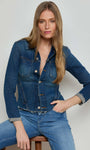 L'Agence JANELLE SLIM RAW JACKET at Romi Boutique