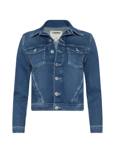 MAVEN DENIM JACKET IN GAGE