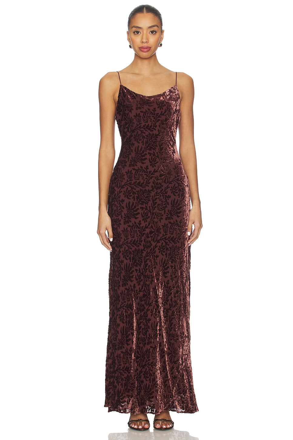 JOLYNN DRESS IN RAISIN