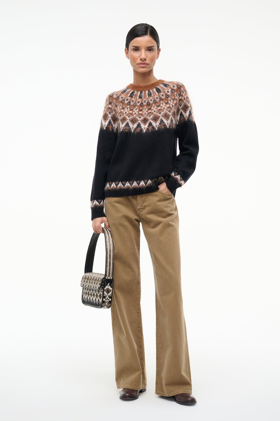 Staud TOMMY BEADED BAG at Romi Boutique