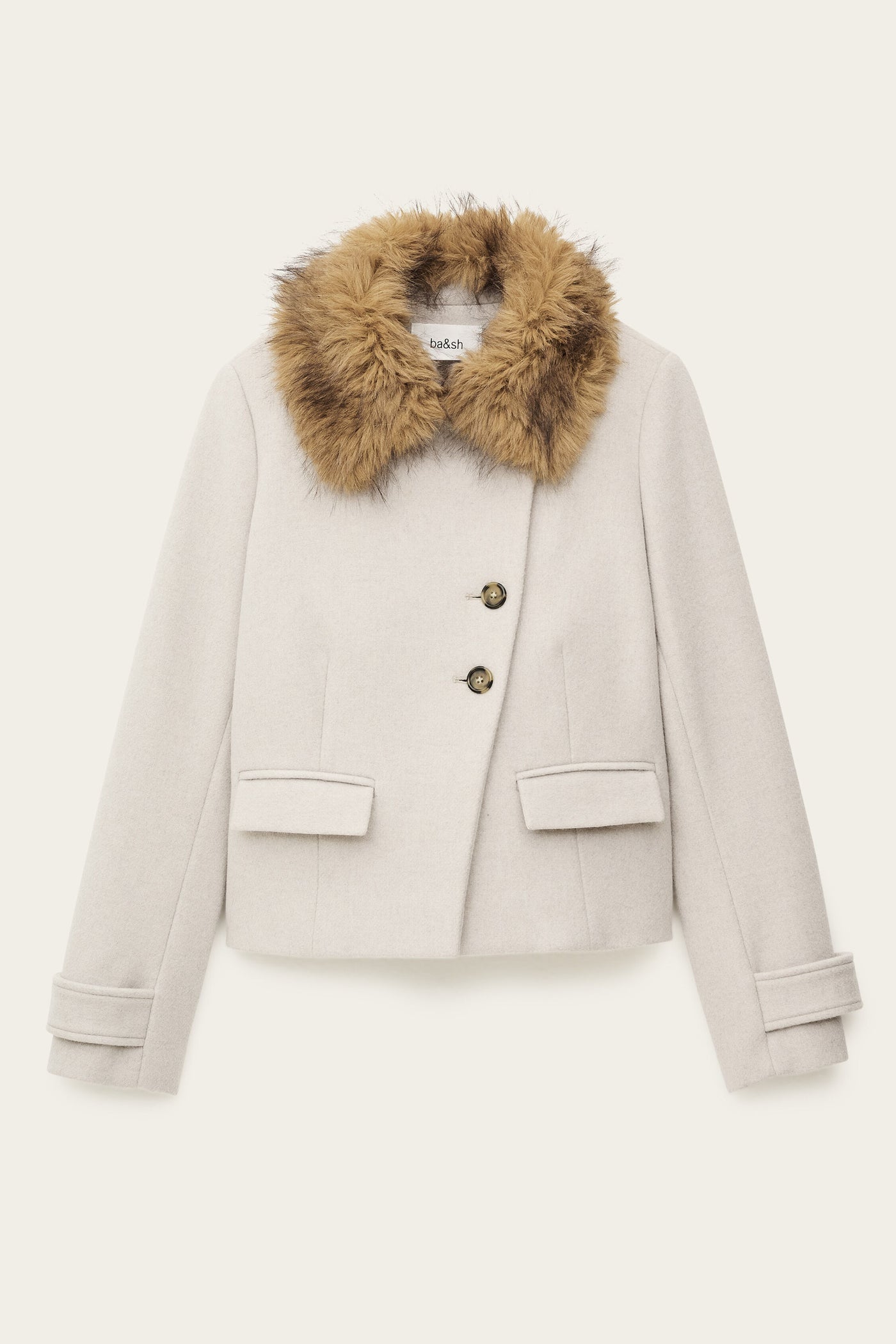 TERRY COAT IN ECRU