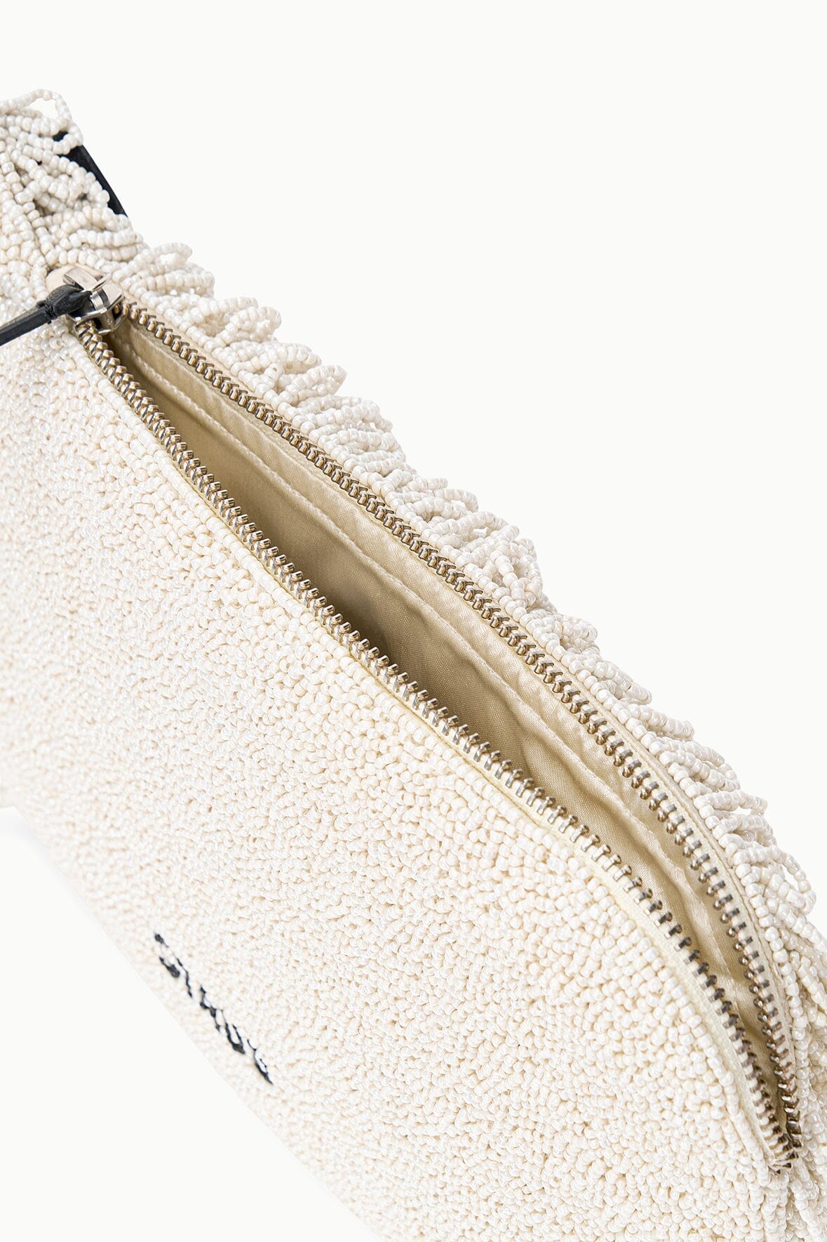 DOLLY BEADED CLUTCH IN IVORY
