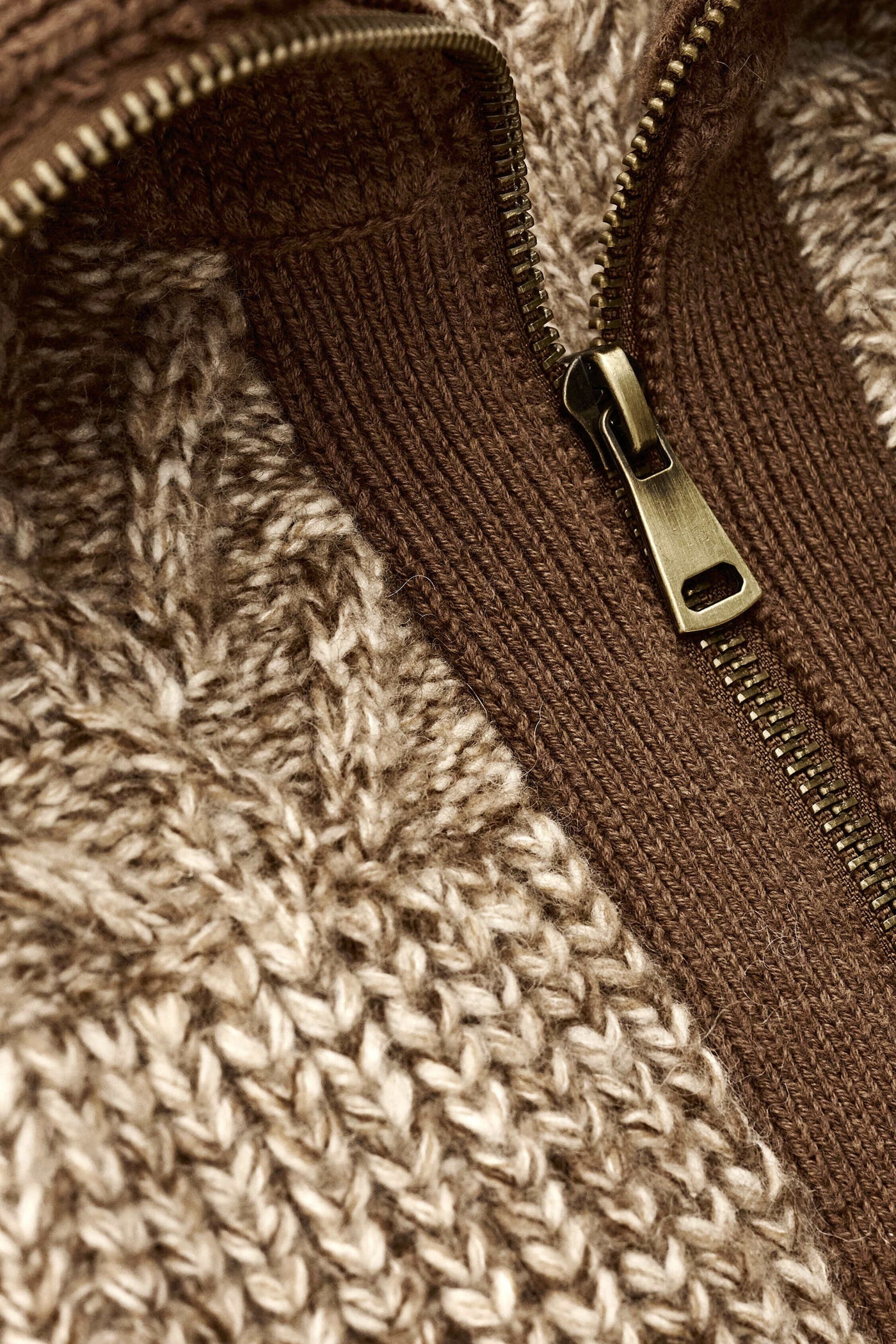 RABEL CARDIGAN IN MARRON