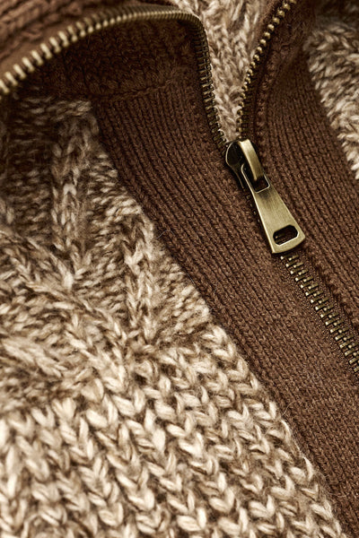 RABEL CARDIGAN IN MARRON