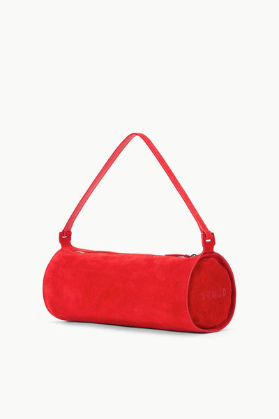MINI TARU BAG IN RED ROSE SUEDE - Romi Boutique
