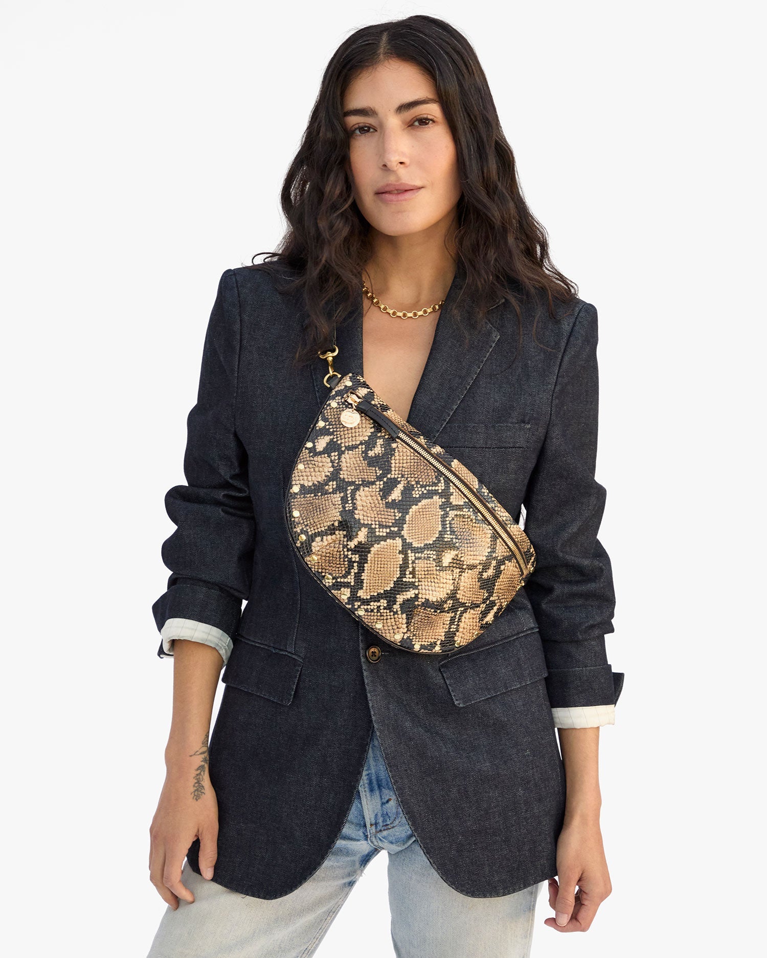 Grande Fanny Bag in Desert Snake