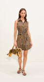 Simon Miller Inna Sleeveless Poplin Mini Dress at Romi Boutique