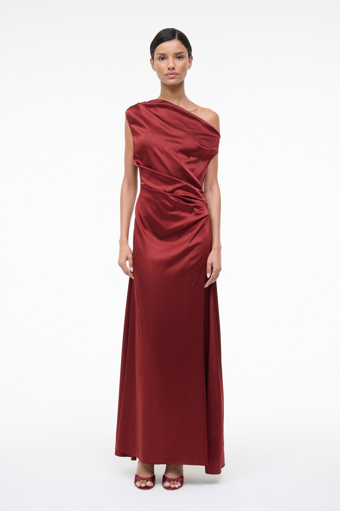 Staud PHARE SILK MAXI DRESS at Romi Boutique