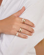 EF Collection Diamond Signet Ring at Romi Boutique