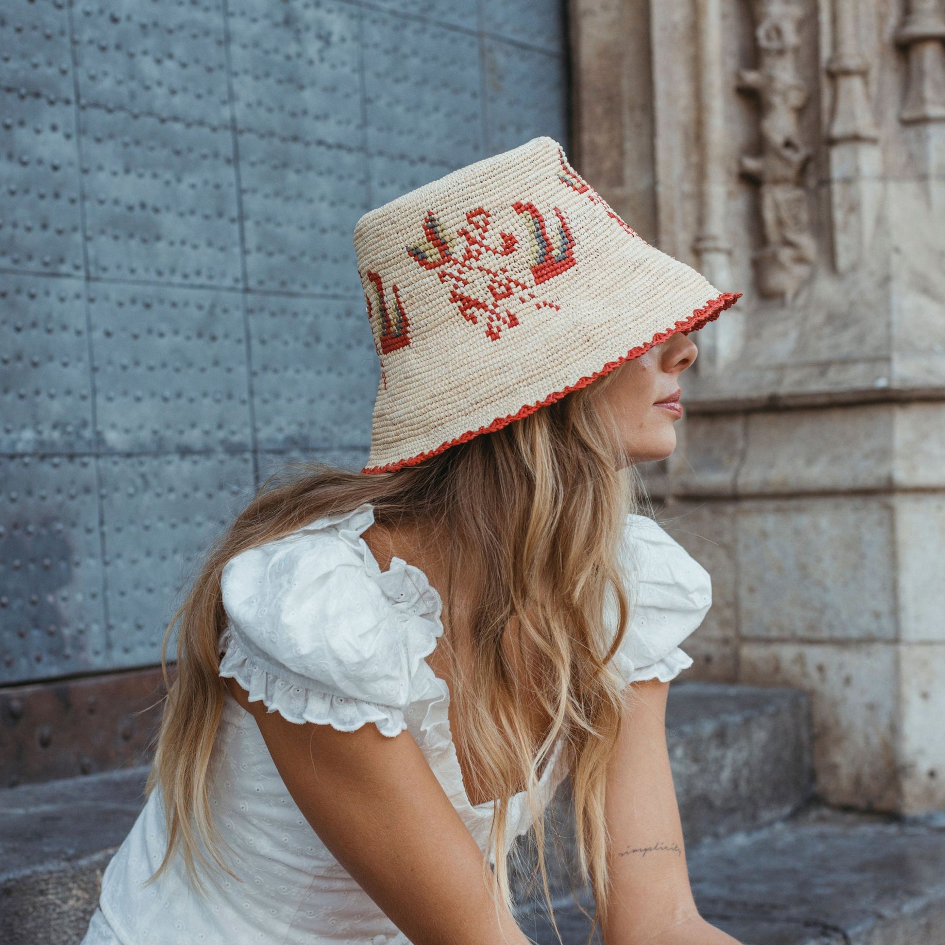 Freya Calla Bucket Hat at Romi Boutique