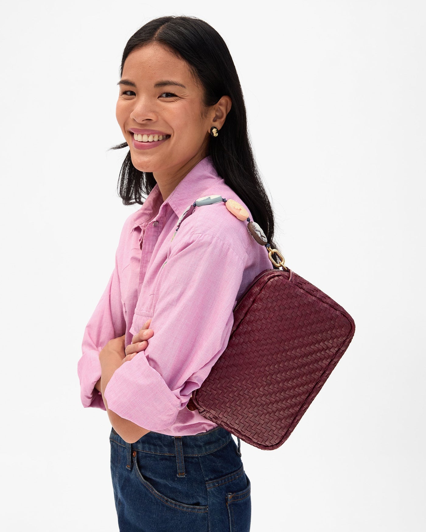 MARISOL IN CASSIS WOVEN ZIG ZAG