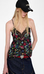 Zadig & Voltaire CHRISTY SOFT VIRGIN GARDEN CAMISOLE at Romi Boutique