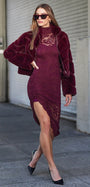 Generation Love BRIANNA FAUX FUR JACKET at Romi Boutique
