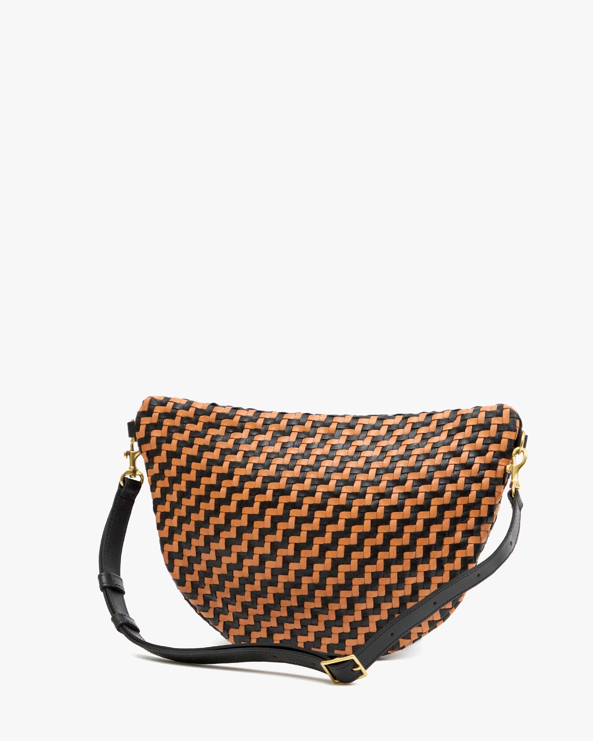 Clare V GRANDE FANNY WOVEN ZIG ZAG at Romi Boutique