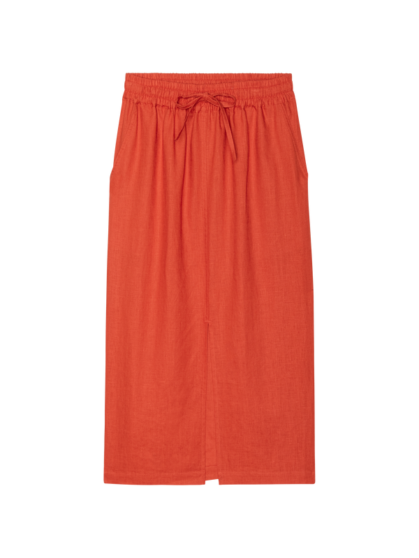 MAISIE SKIRT IN AURORA RED