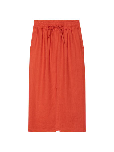MAISIE SKIRT IN AURORA RED