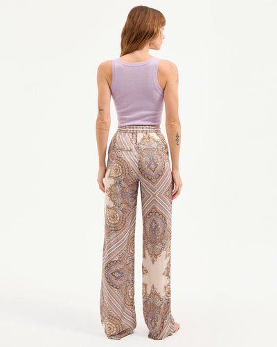 BIRKE CASHMERE SCOOPNECK TANK IN SOFT LILAC
