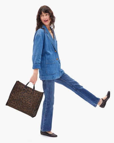 SIMPLE TOTE IN COCOA PABLO CAT