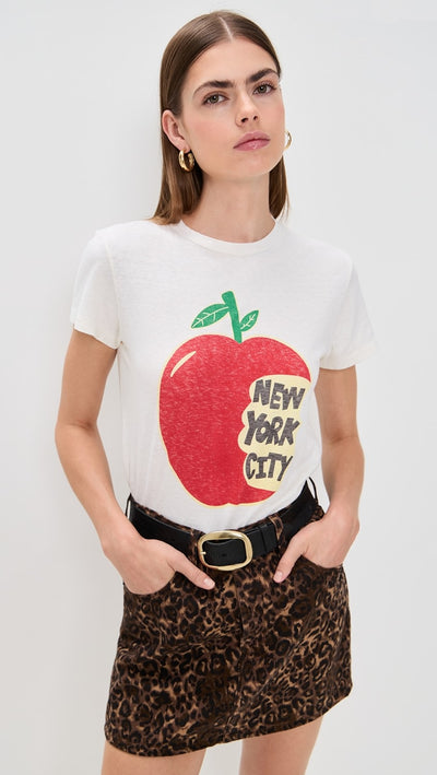 CLASSIC TEE NYC IN VINTAGE WHITE