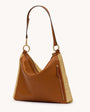 Hammitt KYLE LARGE IN COCOA RAFFIA/GOLD at Romi Boutique
