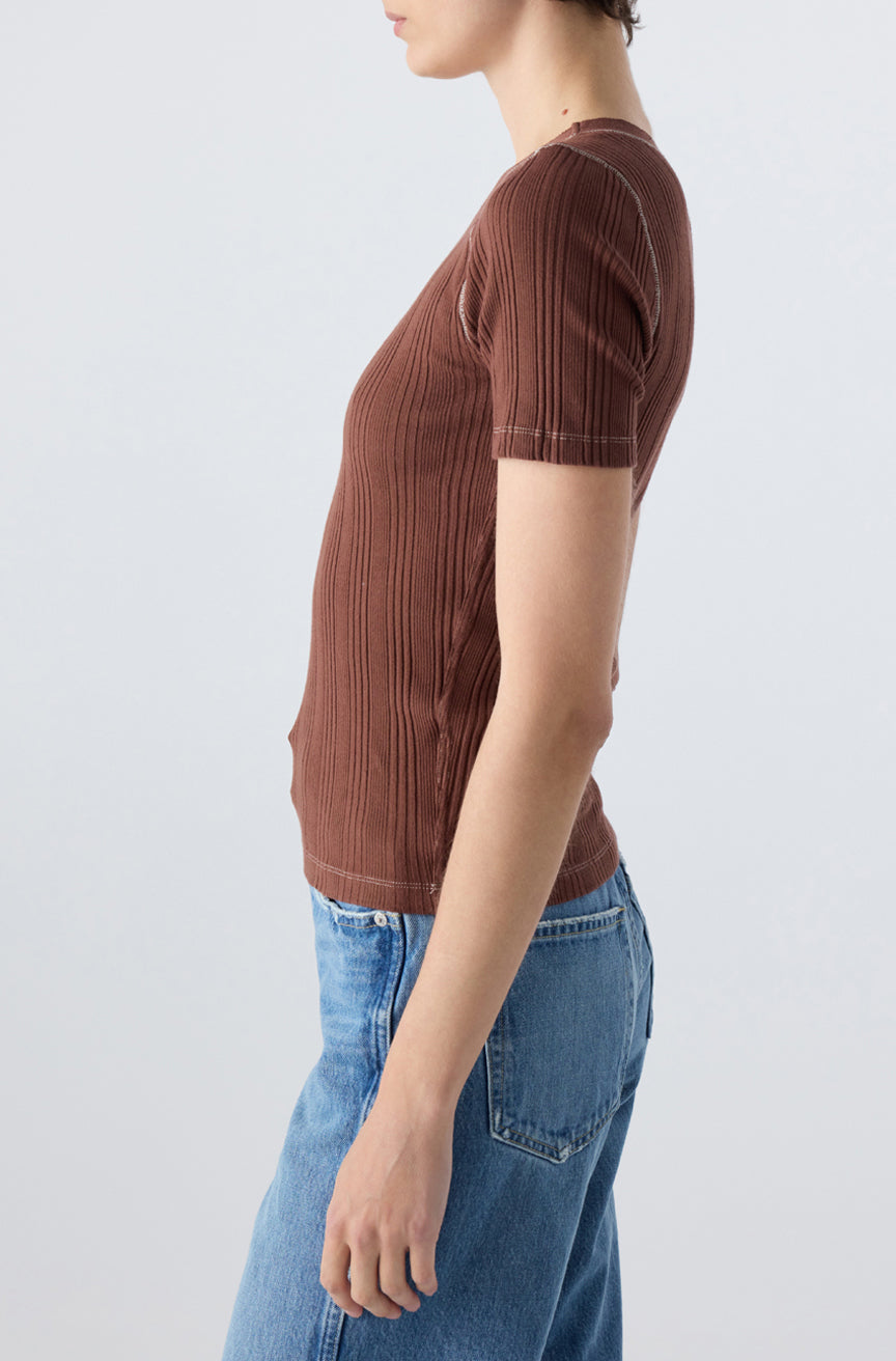 CHERISH TEE IN COCOA