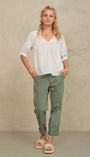 Mabe Lotta Short Sleeve Top at Romi Boutique