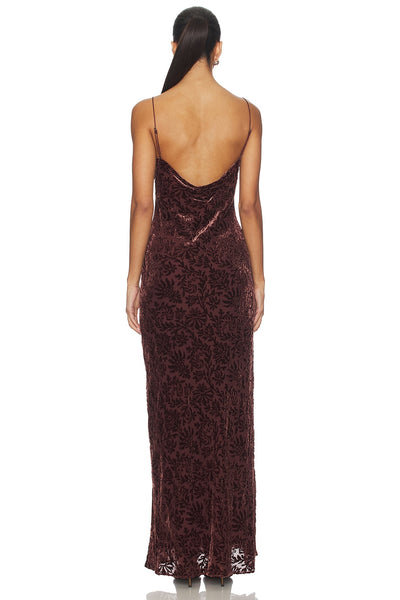 JOLYNN DRESS IN RAISIN