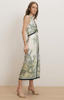 Veronica Beard KALIZA SCARF PRINT MIDI DRESS at Romi Boutique
