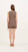 Simon Miller Como Linen Shorts at Romi Boutique