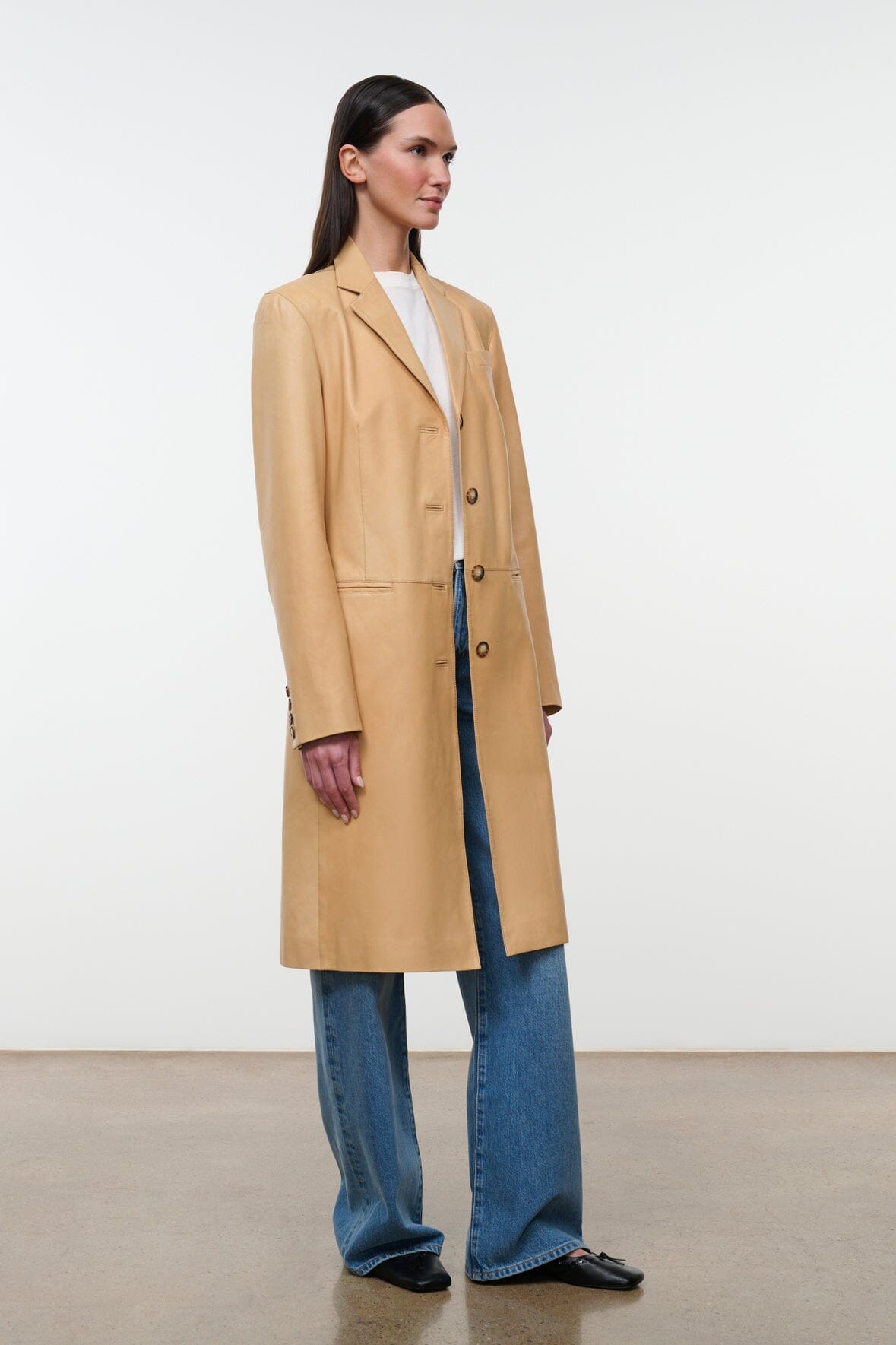 Wyatt Leather Coat