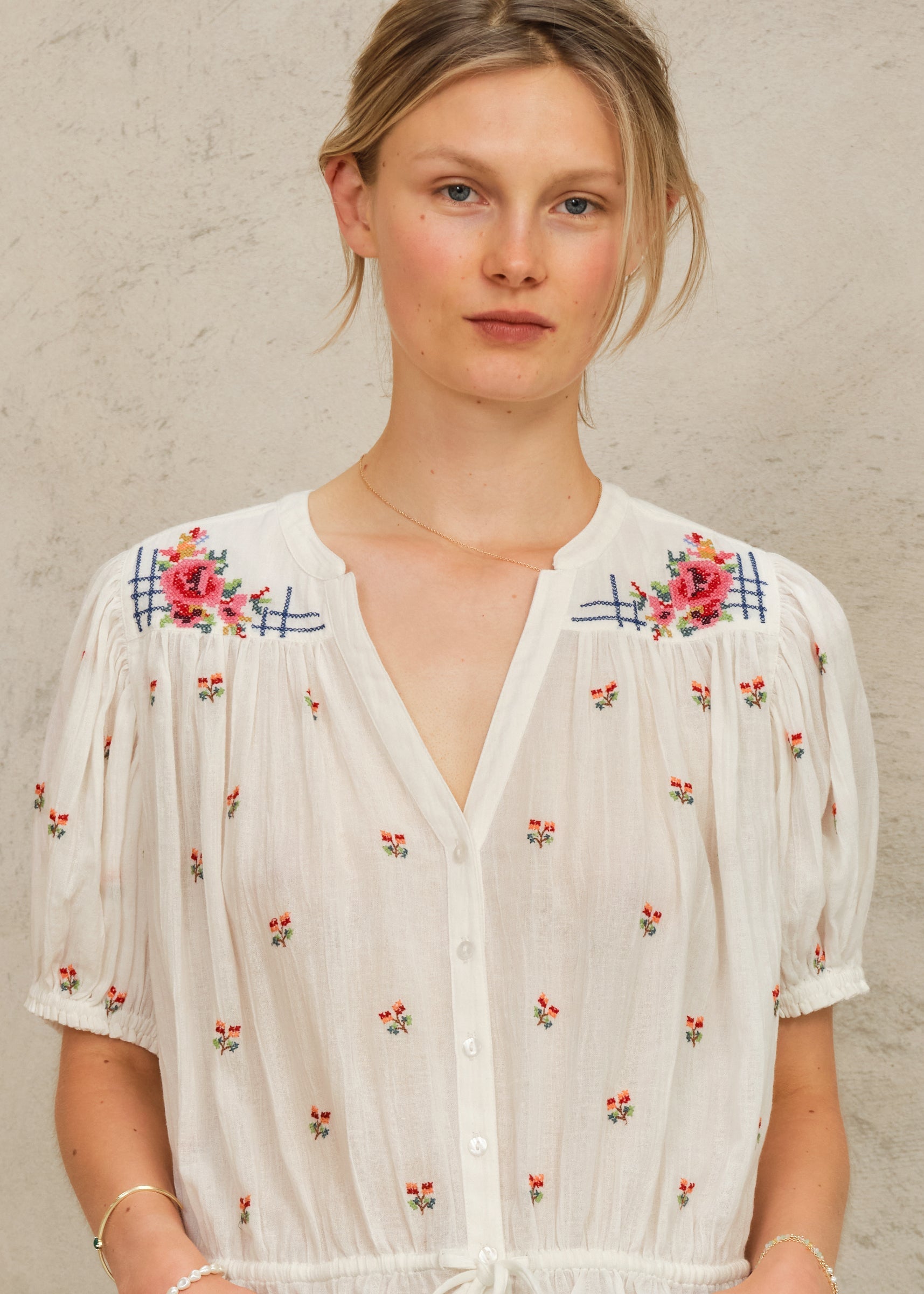 Mabe Harlie Short Sleeve Top at Romi Boutique