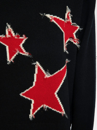 MARKUZ CASHMERE SWEATER IN BLACK